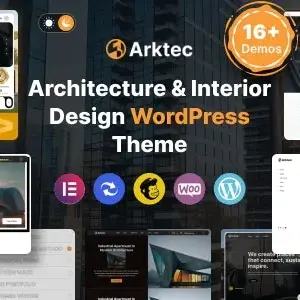 دانلود Arktec آرکتک قالب دکوراسیون داخلی و معماری وردپرس