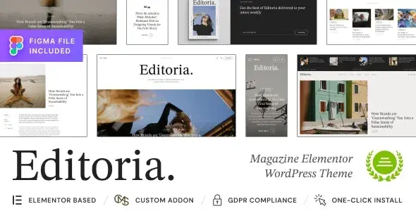 دانلود قالب Editoria برای وردپرس