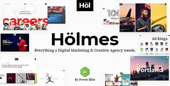 دانلود قالب وردپرس Holmes