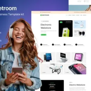 دانلود کیت تمپلیت المنتور Kesetroom