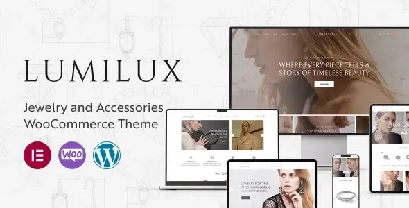 دانلود Lumilux لومیلوکس قالب فروشگاهی جواهرات وردپرس