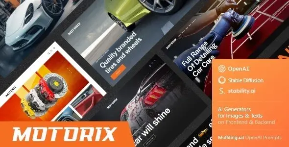 Motorix موتوریکس قالب مکانیکی و تعمیرات خودرو وردپرس