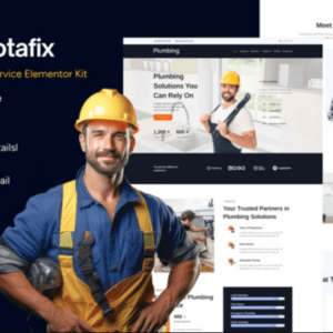 دانلود Wotafix کیت تمپلیت المنتور خدمات لوله کشی و لوله باز کنی
