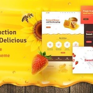 دانلود قالب SweetMielo – قالب زنبورداری و فروش عسل وردپرس