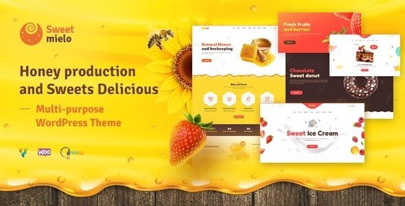 دانلود قالب SweetMielo – قالب زنبورداری و فروش عسل وردپرس