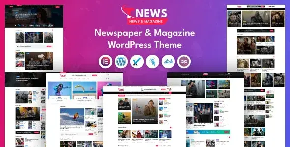 قالب TNews تی نیوز قالب مجله ای و خبری وردپرس