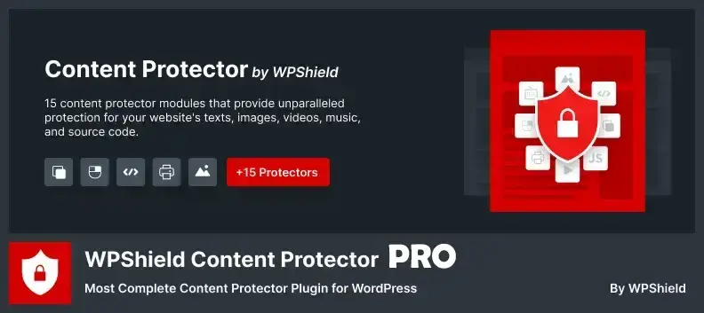 دانلود افزونه WPShield Content Protector Pro برای وردپرس