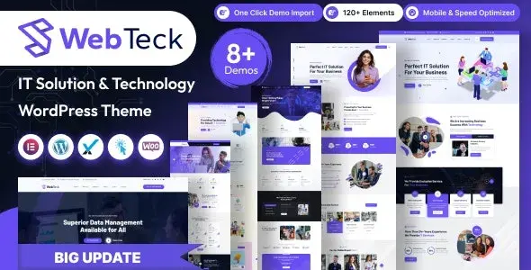 دانلود قالب Webteck برای وردپرس