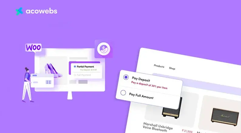 دانلود افزونه acowebs WooCommerce Deposits and Partial Payments برای وردپرس