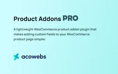 دانلود افزونه Acowebs Woocommerce Custom Product Addons Pro برای وردپرس