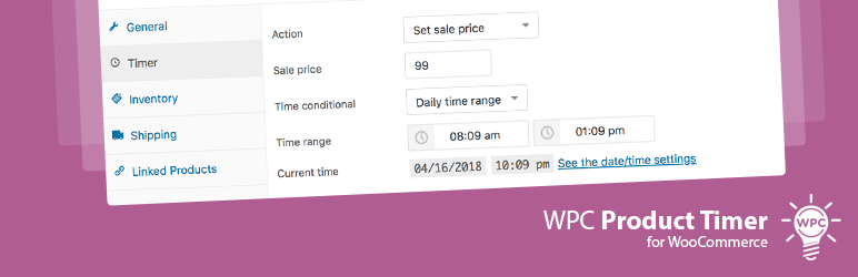 دانلود افزونه WPC Product Timer for WooCommerce Premium تایمر محصولات ووکامرس