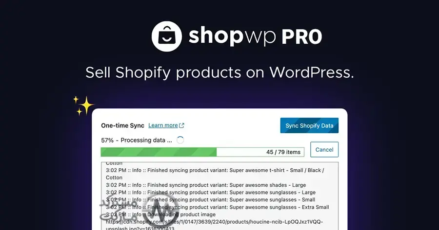 دانلود افزونه ShopWP Pro فروش محصولات شاپیفای در وردپرس