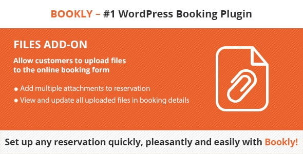 دانلود ادآن Bookly Files برای افزونه بوکلی