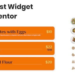 دانلود افزونه فهرست قیمت Pricing List Widget برای المنتور
