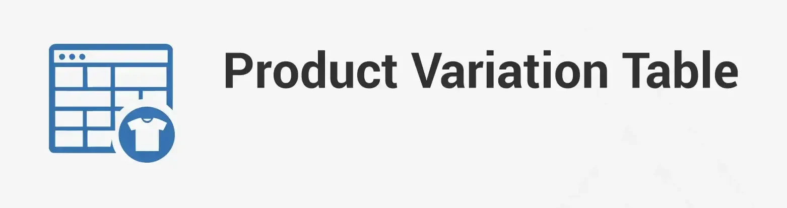 دانلود افزونه Product Variations Table جدول تنوع محصولات ووکامرس