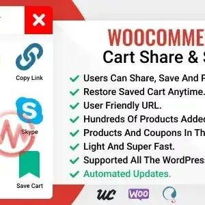 دانلود افزونه WooCommerce Cart Share and Save